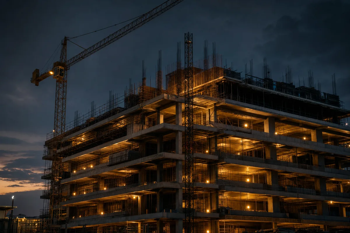 Edifício em construção